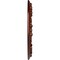 Ekena Millwork Ribbon with Bow Medallion (Canopies up to 7 1/2"), 12 1/4"OD x 7 1/2"ID x 7/8"P, Antique Copper CM12RIACS - alternate 3